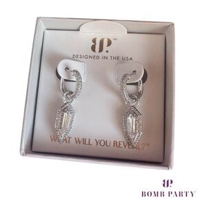 Bomb Party April 2026 Birthday Collection ER74439 Heaven In Sparkle Earrings
